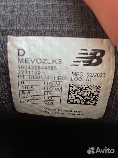 Кроссовки New balance mevozlk3