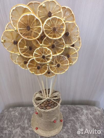 Поделка из сушеных лимонов