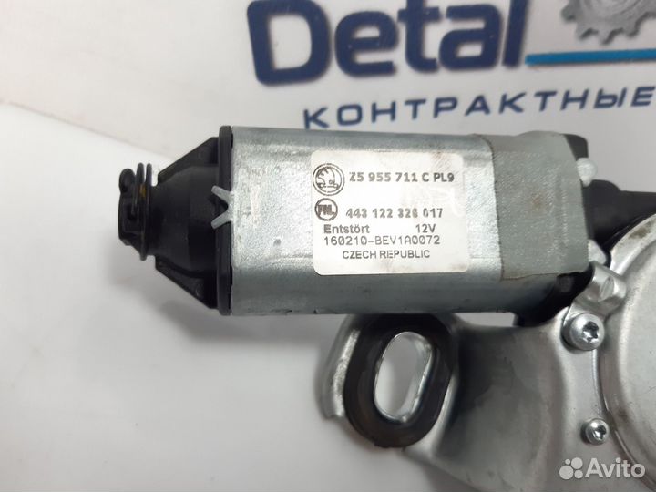 Мотор стеклоочистителя задний Skoda Octavia A5 1.9