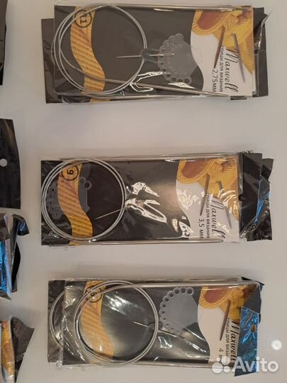 Спицы для вязания круговые и прямые