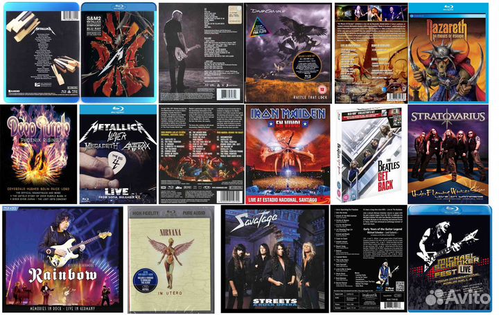 Кино / Музыка Rock & Pop / Мультфильмы на Blu-ray