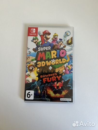 Катрдж Super Mario 3D World nintendo switch