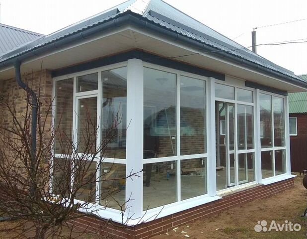 Остекление террас из пластика