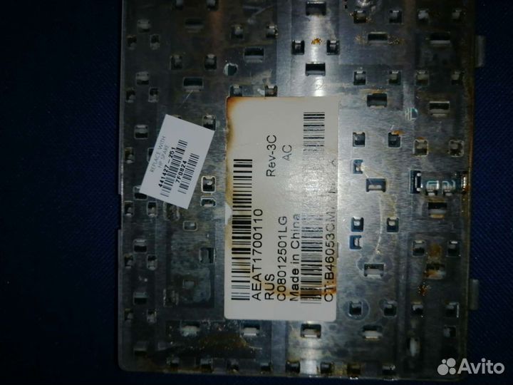 Клавиатура для ноутбука на запчасти