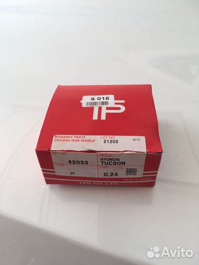 Кольца поршневые tucson