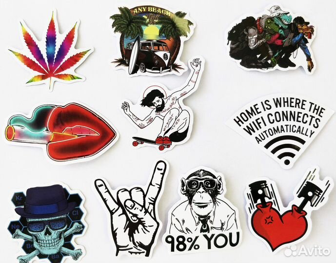 Цифровая печать наклеек