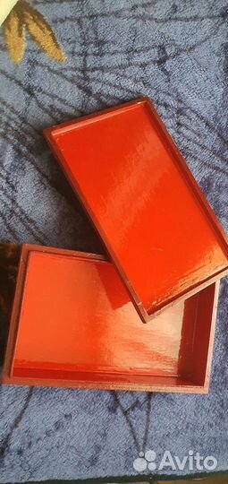 Шкатулка с росписью (хохлома), СССР