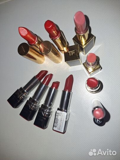 Помады dior, Tom Ford, Chanel, sisley, gucci
