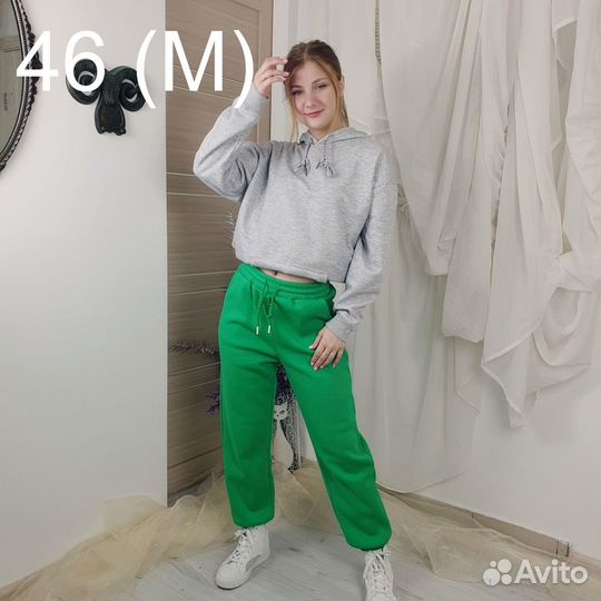 Джоггеры с флисом М 7986
