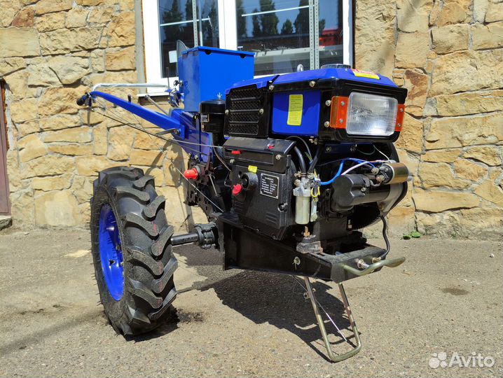 Мотоблок дизельный жидкостное охл. 12 лс дв R192Е