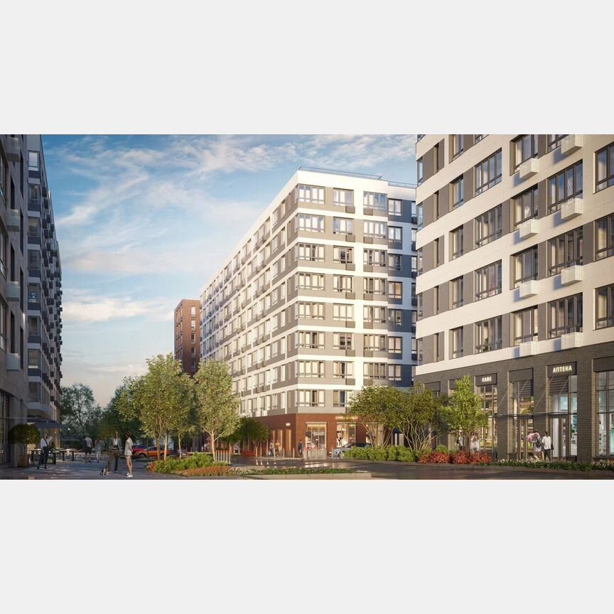 2-к. квартира, 47,1 м², 7/9 эт.