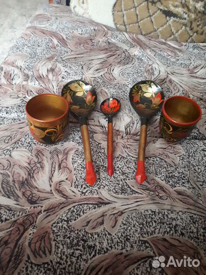 Деревянные ложки хохлома