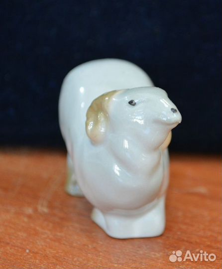 Мини фарфоровая статуэтка- баран.лфз
