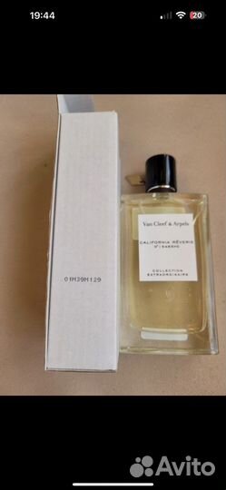Van cleef california reverie тестер