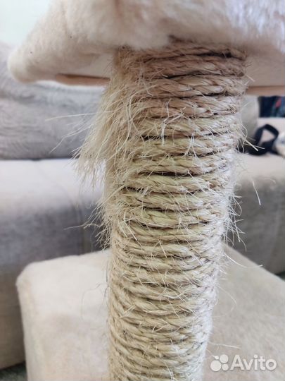 Домик для кошки, собаки, с когтеточками