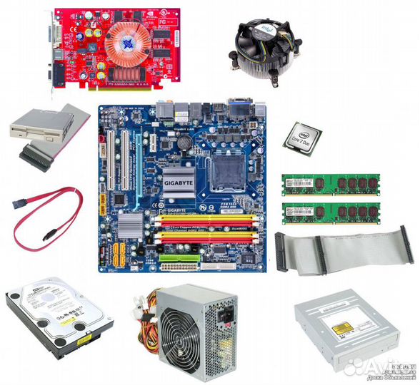 Приводы / переходники / рельсы / видеокарты