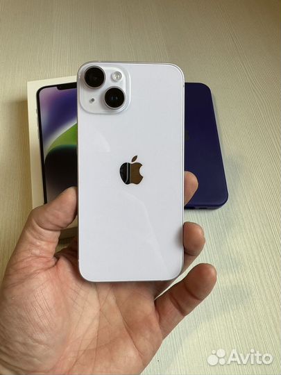 iPhone 14 128 purple в отличном состоянии
