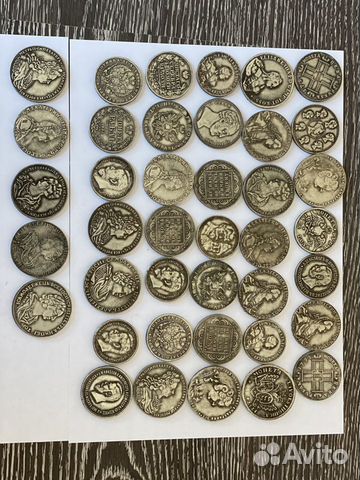 Продам копии старинных монет 40 штук