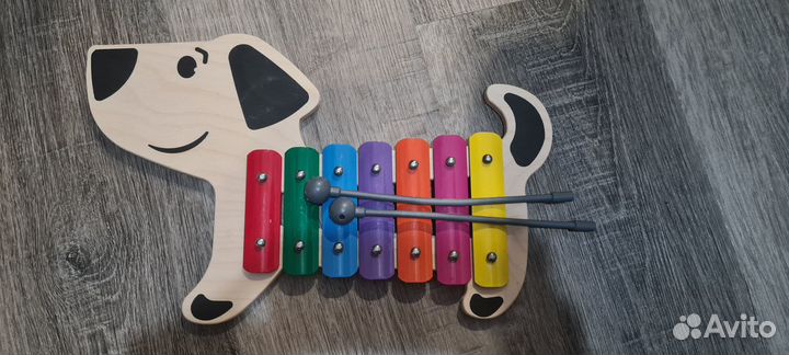 Игрушки муз., деревянный лабиринт, пазл Larsen