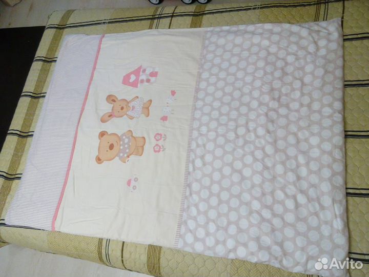 Бортики в кровать + постельное бельё