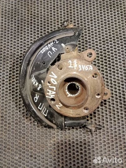 Поворотный кулак передний правый Renault Logan 2