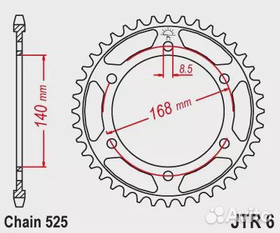 Звезда ведомая JTR6 47