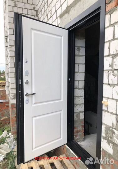 Дверь входная в квартиру с установкой