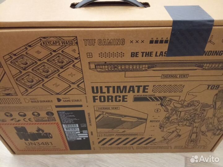 Ноутбук asus tuf gaming f17 fx707zu4-h044