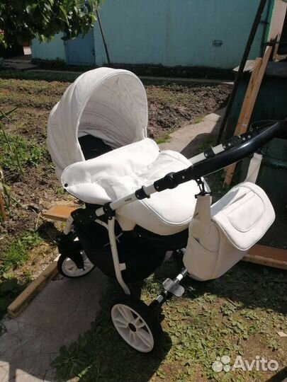 Коляска 2 в 1 эко кожа