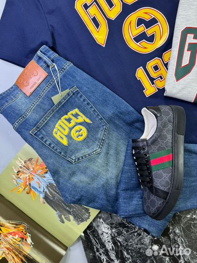 Футболка/джинсы/кеды Gucci