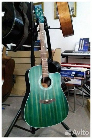 Акустическая гитара Flight D-155C MAH BL