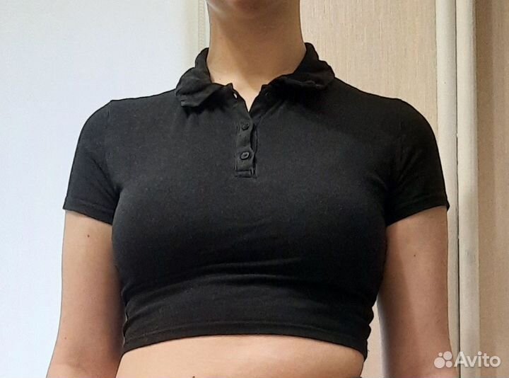 Кроп топ GJ размер M хлопковый