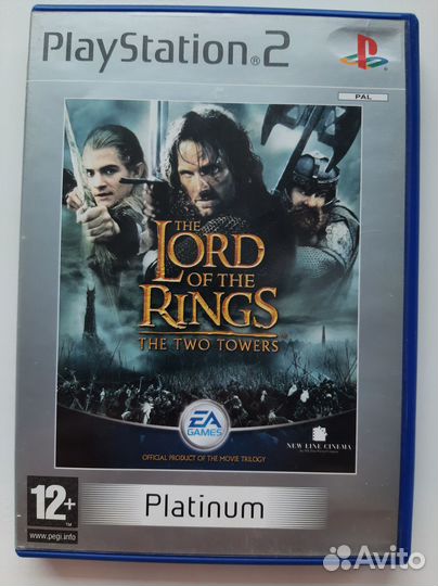 The Lord of the rings the two towers для Sony PS 2