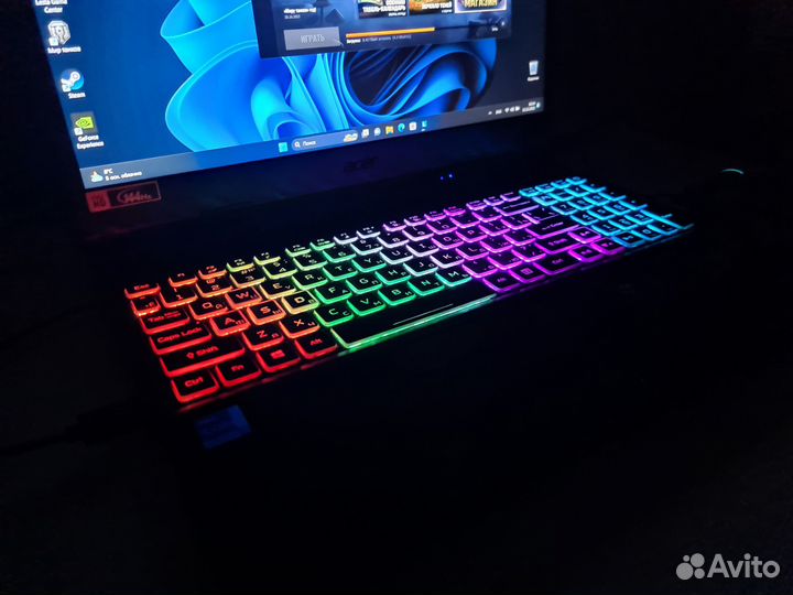 Игровой ноутбук Acer nitro Intel i5/RTX 3060/16gb
