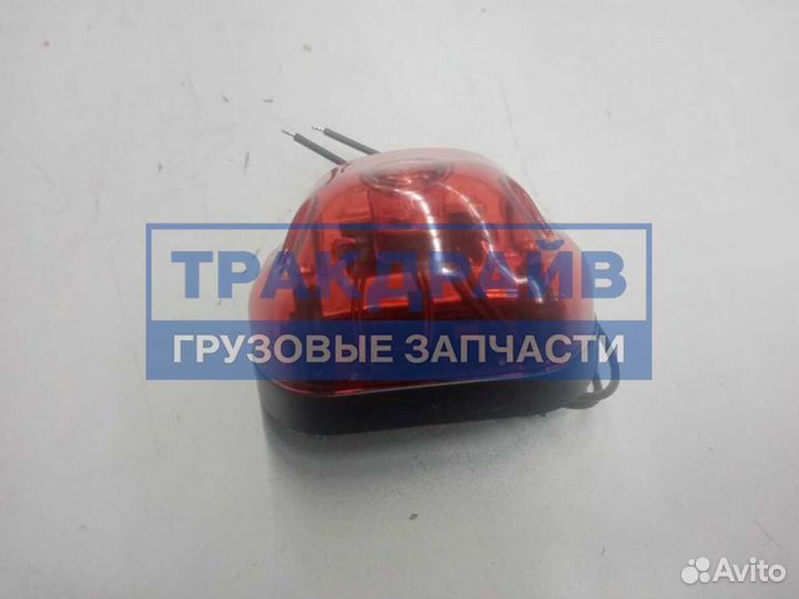 Фонарь освещения номера с габаритом LED 12/24V (кр