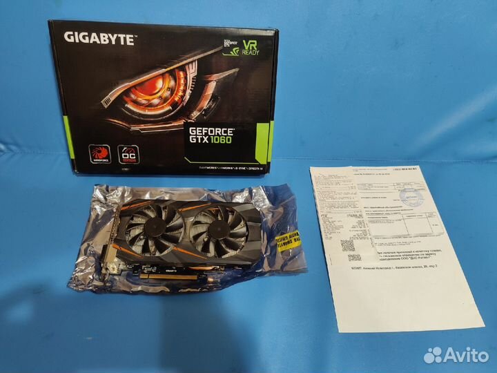 Gigabyte Windforce GTX1060 3gb