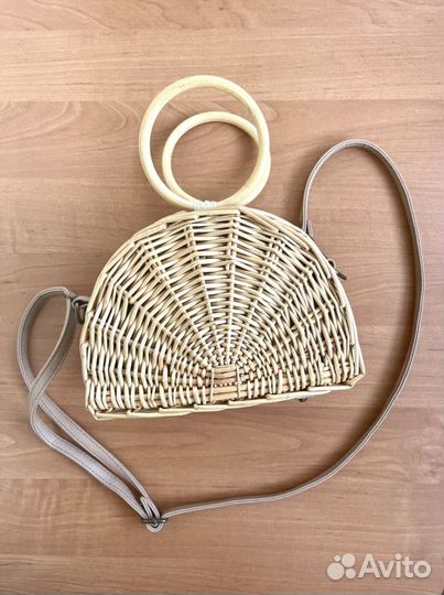 Сумка соломенная плетеная