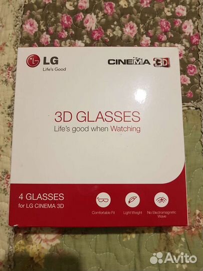 LG 3D очки для телевизора (4шт)