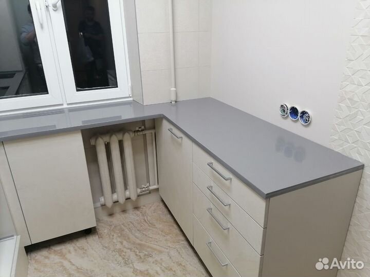 Столешница из искусственного камня (кварц, акрил)