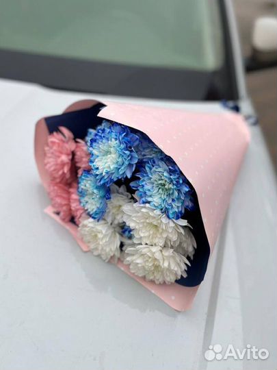 Букет из хризантем