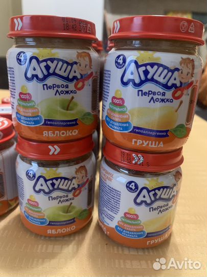 Фруктовое пюре Агуша