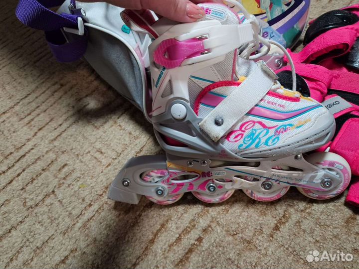 Роликовые коньки детские раздвижные