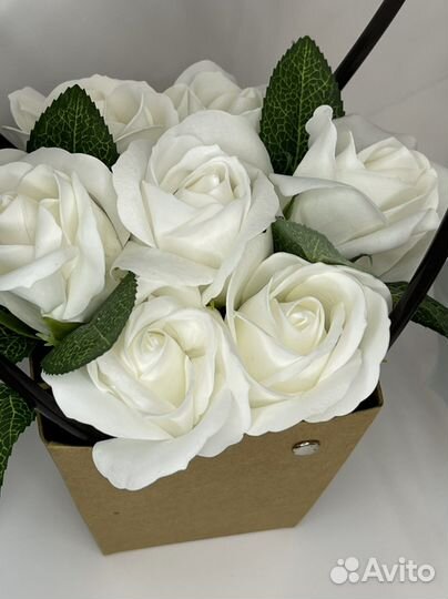 Букет на день матери(мыльные розы)