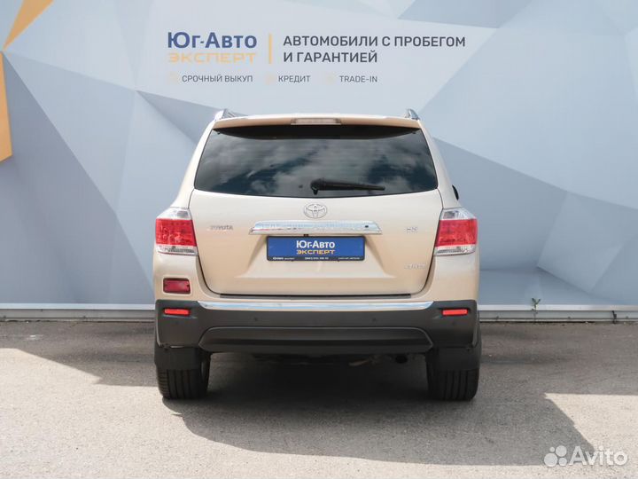 Toyota Highlander 3.5 AT, 2013, 152 200 км