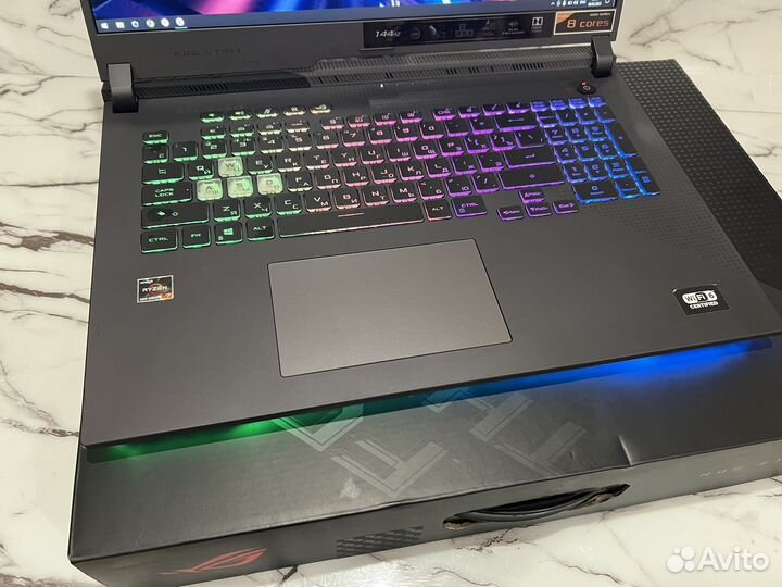 Asus ROG strix G17 R7 4800/ RTX 3050 Ti/ 16GB/512