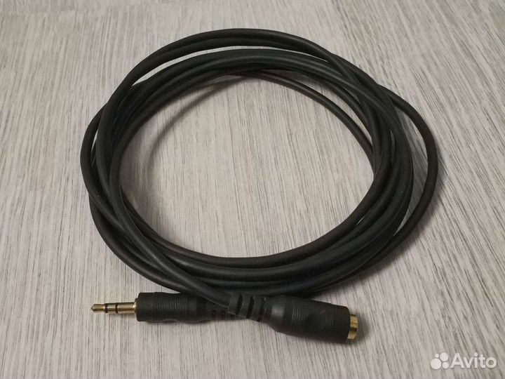 Кабель удлинительный 3.5 mm jack папа-мама 3 метра