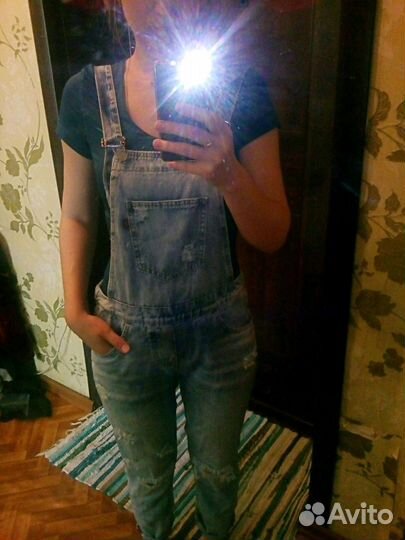 Комбинезон джинсовый (новый)