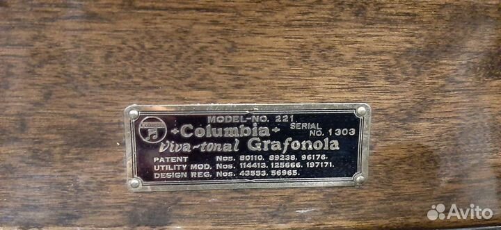 Грамафон columbia 221