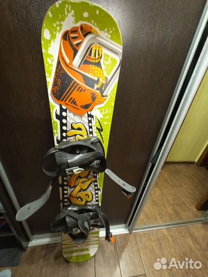 Сноуборд + крепления
