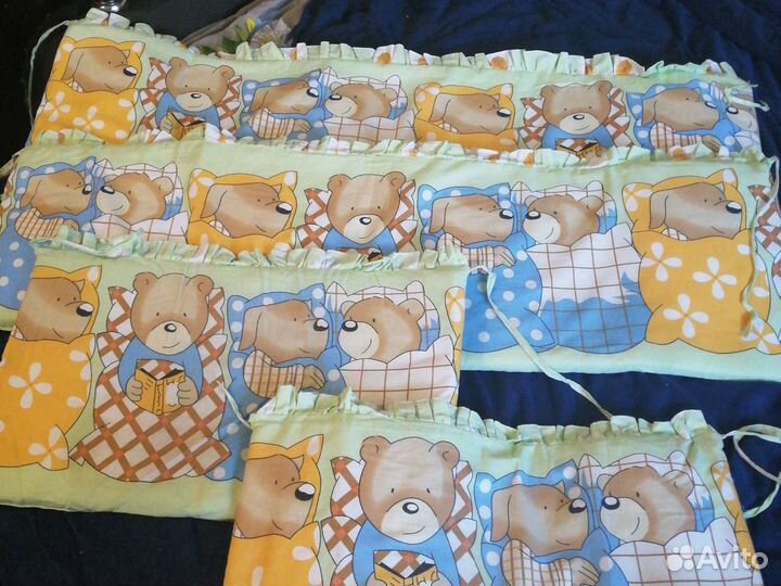 Бортики в детскую кроватку бу